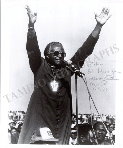 Desmond, Tutu - Signed Photograph 1990