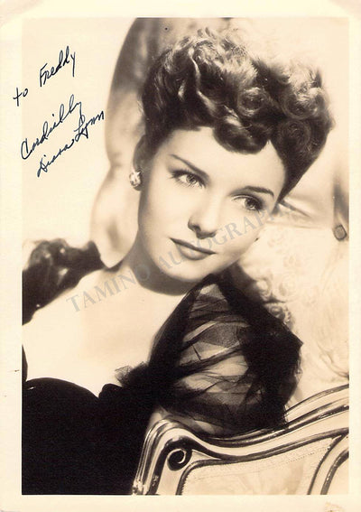 Lynn, Diana - Signed Photograph