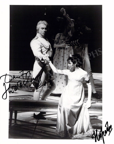 Hvorostovsky, Dmitri - Netrebko, Anna - Signed Photograph in Eugene Onegin