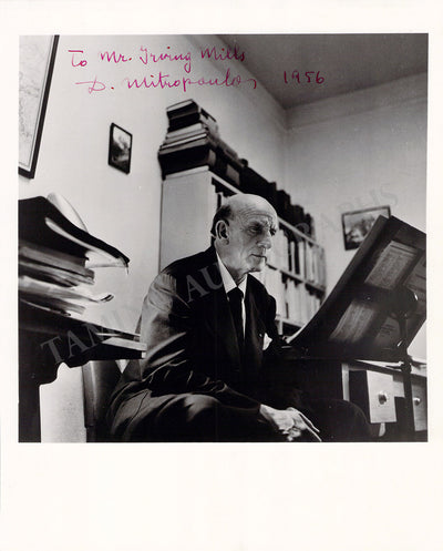 Mitropoulos, Dimitri - Signed Photograph 1956
