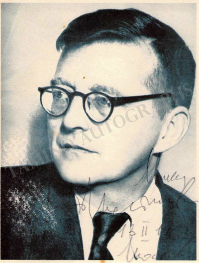 Shostakovich, Dmitri - Signed Photograph 1963