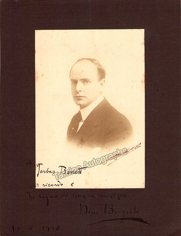 Dino Signed Photograph Tamino