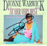 Warwick, Dionne - Signed CD Cover "At Her Very Best"