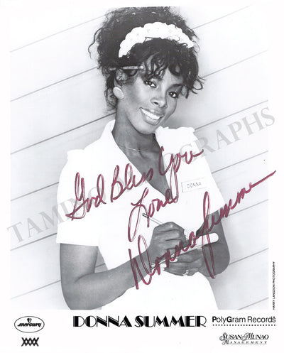 Summer, Donna - Signed Photograph