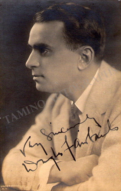 Fairbanks, Douglas - Signed Photograph
