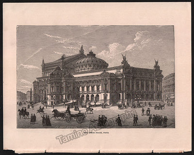 Paris Opera - Vintage Lithograph