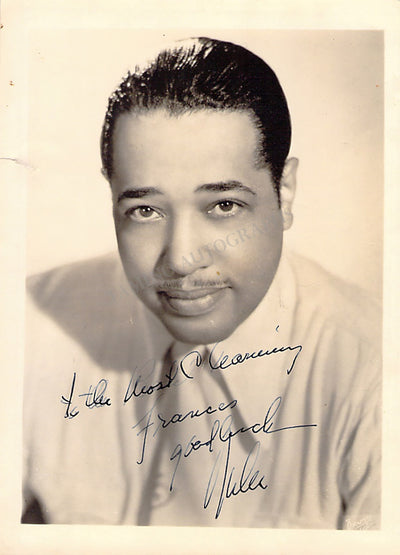 Ellington, Duke - Signed Photograph