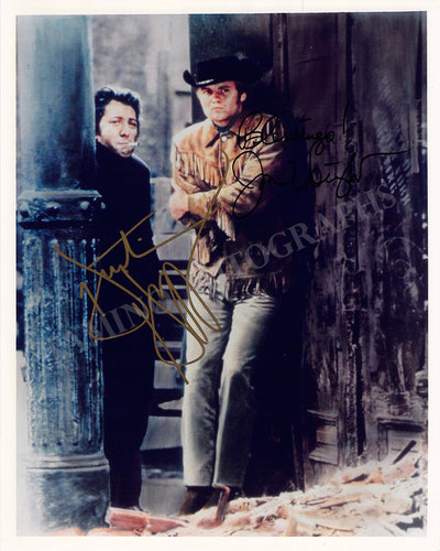 Hoffman, Dustin - Voight, John - Signed Photograph in "Midnight Cowboy"