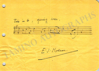 Composers - Autograph Music Quotes Signed (Various Options) E-H Part 1
