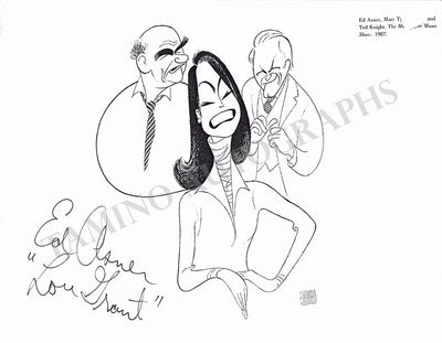 Asner, Ed - Signed Caricature