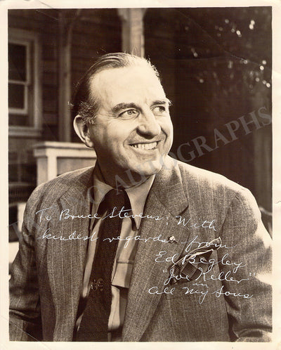 Begley, Ed - Signed Photograph in "All My Sons"