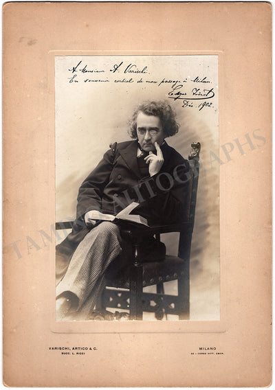 Tinel, Edgar - Signed Photograph 1902