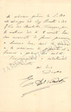 Del Valle de Paz, Edgardo - Set of 3 Autograph Letters Signed 1889 & 1918