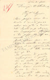 Del Valle de Paz, Edgardo - Set of 3 Autograph Letters Signed 1889 & 1918
