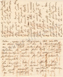 Del Valle de Paz, Edgardo - Set of 3 Autograph Letters Signed 1889 & 1918