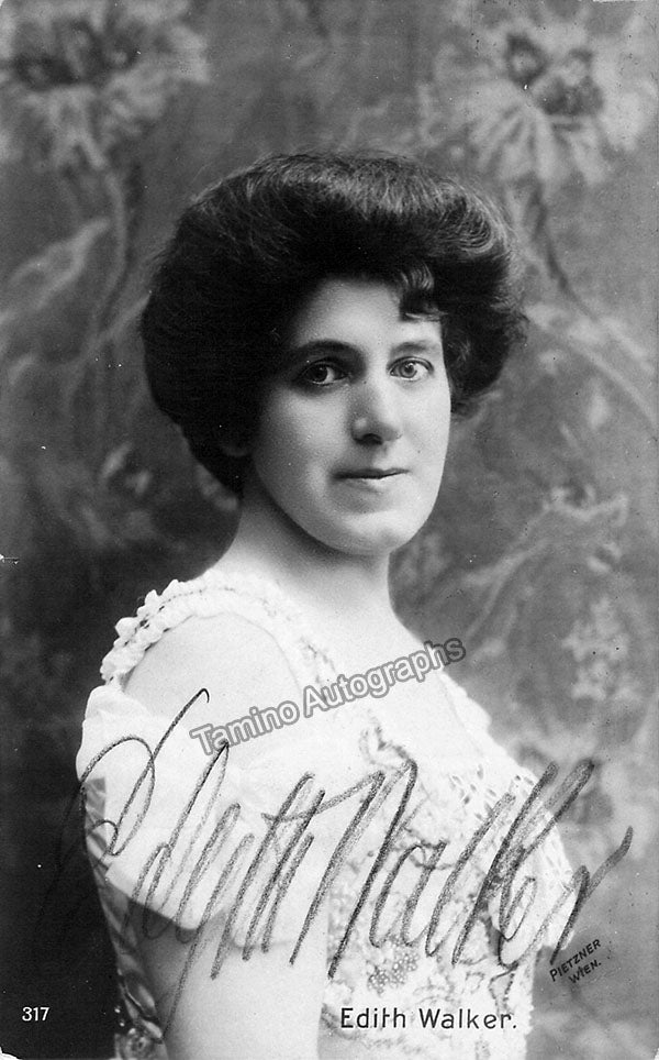 Edyth Walker WALKER, Edyth (Various Autographs)