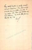 Stedman, Edmund Clarence - Autograph Note Signed