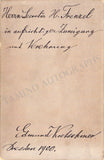Kretschmer, Edmund - Signed Cabinet Photograph 1900