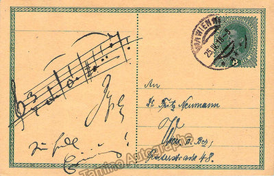 Signed Postcard (1918)