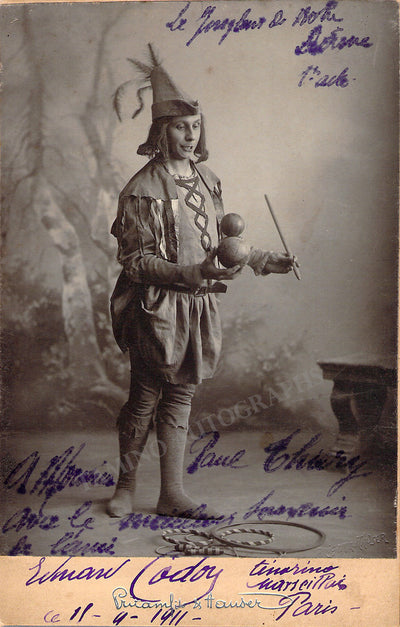 Codou, Edouard - Signed Cabinet Photograph 1911