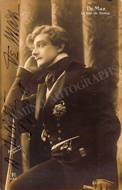 De Max, Edouard - Signed Photograph
