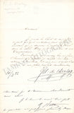 De Hartog, Edouard - Set of 2 Autograph Letters Signed 1852
