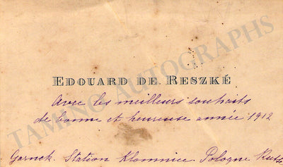 De Reszke, Edouard