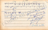 Grieg, Edvard - Autograph Music Quote Signed 1903