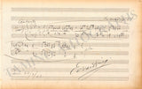 Grieg, Edvard - Autograph Music Quote Signed 1903