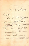 Lloyd, Edward - Autograph Letter Signed