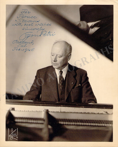 Petri, Egon - Signed Photograph 1948