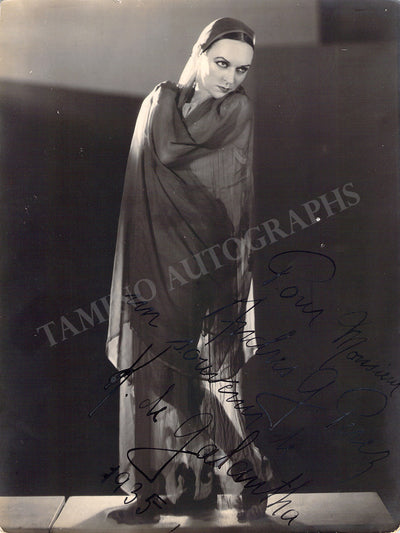 Galanta, Ekaterina - Signed Photograph 1935