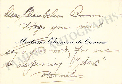 De Cisneros, Eleonora