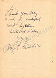 Wallach, Eli & Others - Autograph Note Signed 1959