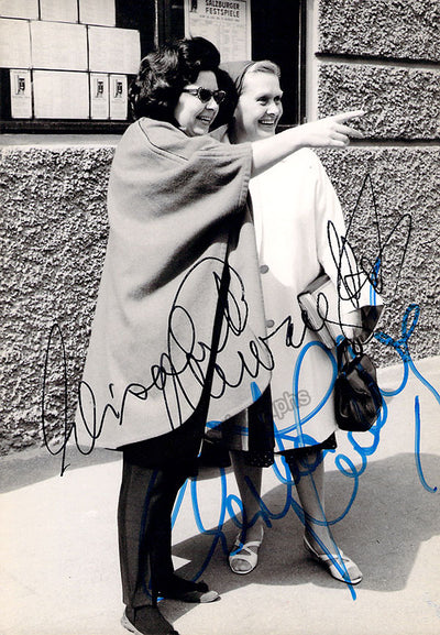 Schwarzkopf, Elisabeth - Ludwig, Christa - Double Signed Photograph