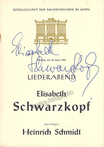 Vienna Opera - Lot of 10 Signed Programs