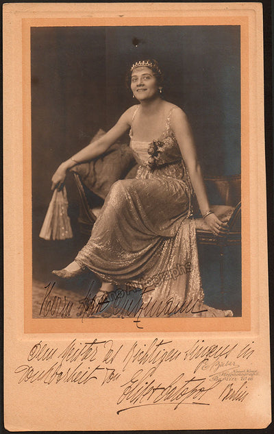 Von Catopol, Elise - Signed Photograph