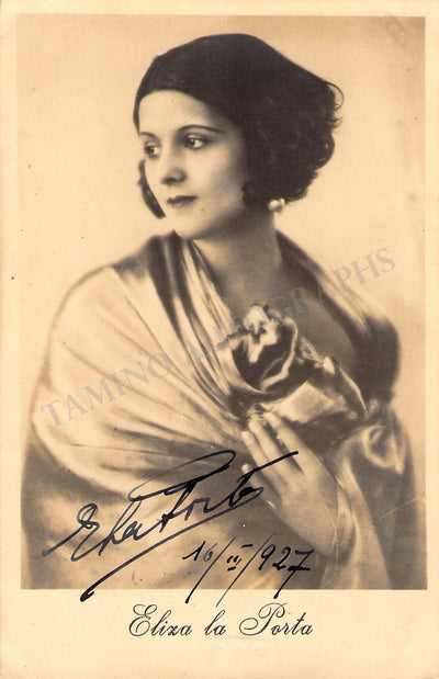 La Porta, Eliza - Signed Photograph