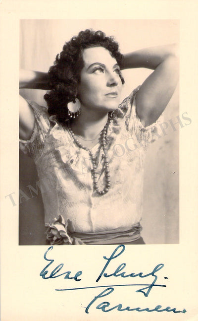 SCHULZ, Else (Various Autographs)