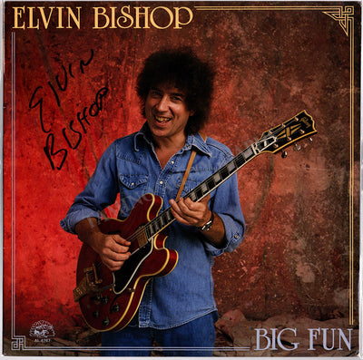Bishop, Elvin - Signed LP Sleeve "Big Fun"