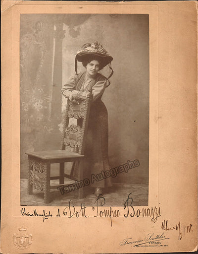 Magliulo, Elvira - Signed Photograph 1908