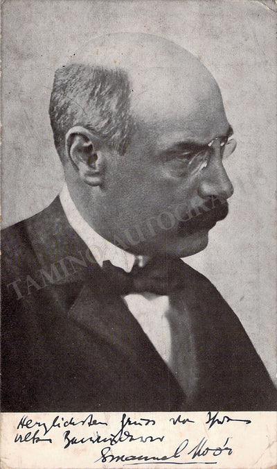 Moor, Emanuel - Signed Photograph