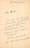 Fabre, Emile - Set of 3 Autograph Letters Signed