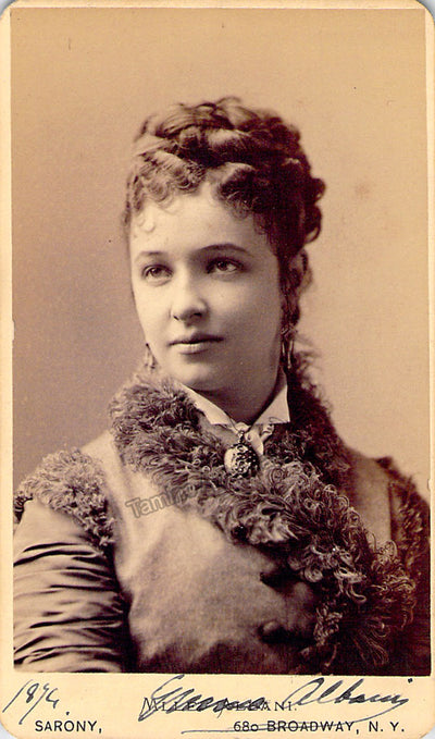 Albani, Emma - Signed Cabinet Photo 1894