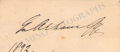 Albani, Emma - Autograph Manuscripts (Various Options)