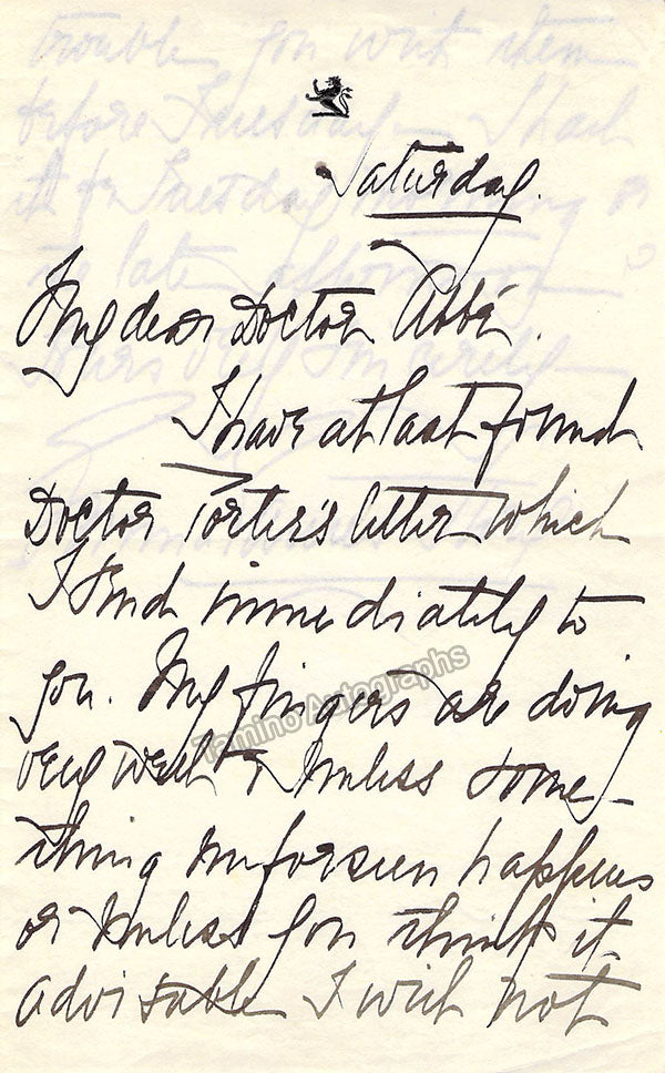 Signned Letters Emma Eames Autograph Letters Signed Various Options