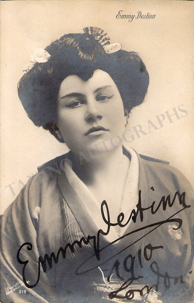 Destinn, Emmy - Signed Photograph 1910