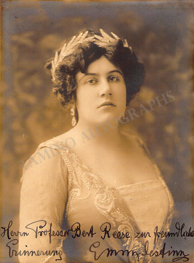 Destinn, Emmy - Signed Photograph as Norma