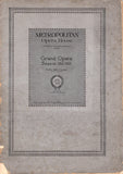 Caruso, Enrico - Program Tosca Met Opera 1913