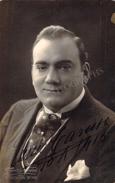 Caruso, Enrico - Signed Photograph 1915 with Autograph Letter